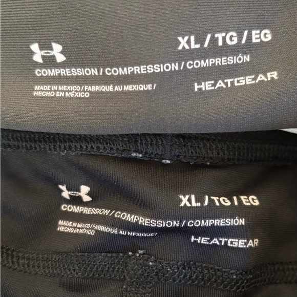 Under Armour Womens compression leggings 2 two pairs XL extra large heat gear - Picture 11 of 11